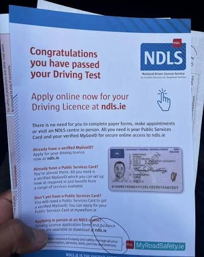 apply for an irish driving licence online