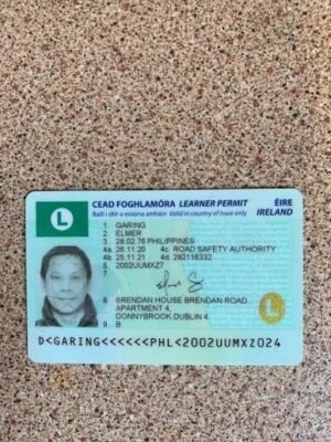 IRISH LEARNERS PERMIT